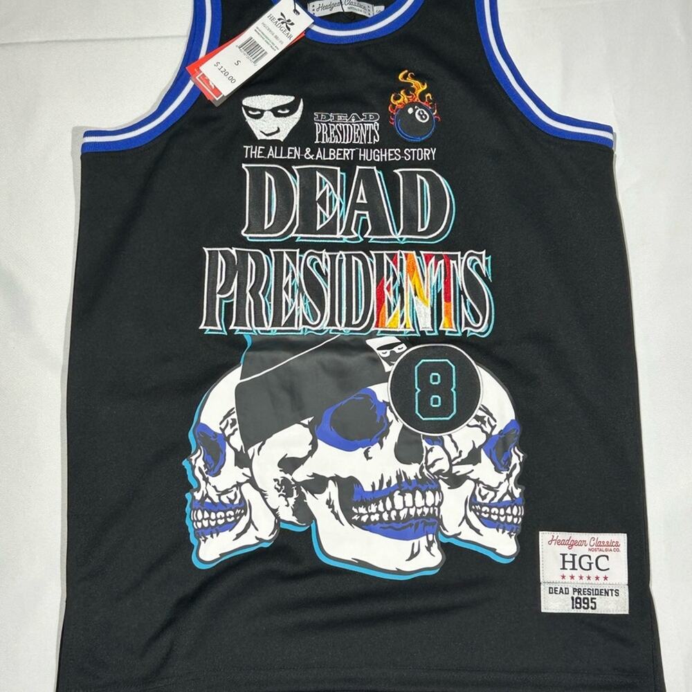 Dead Presidents: Fire And Brimstone Black And Blue Jersey Size S‎ MSRP $120